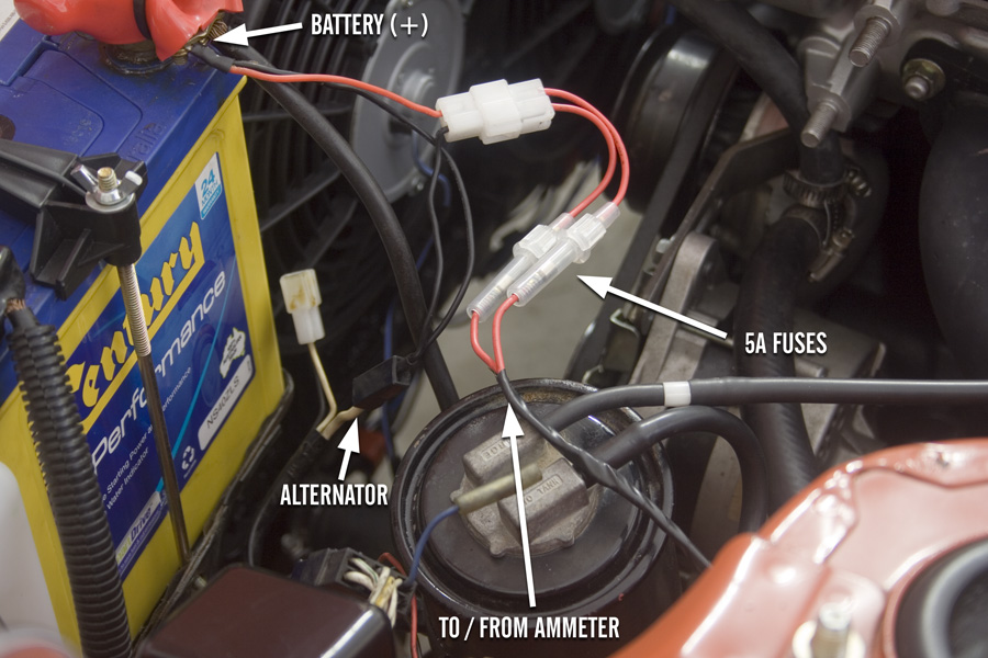 Ammeter wiring help - 1stGenCelica.com