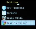 Settings Menu